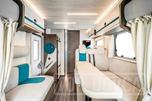 Interiér obytného vozu Rimor Kilig 95 Plus model 2025.